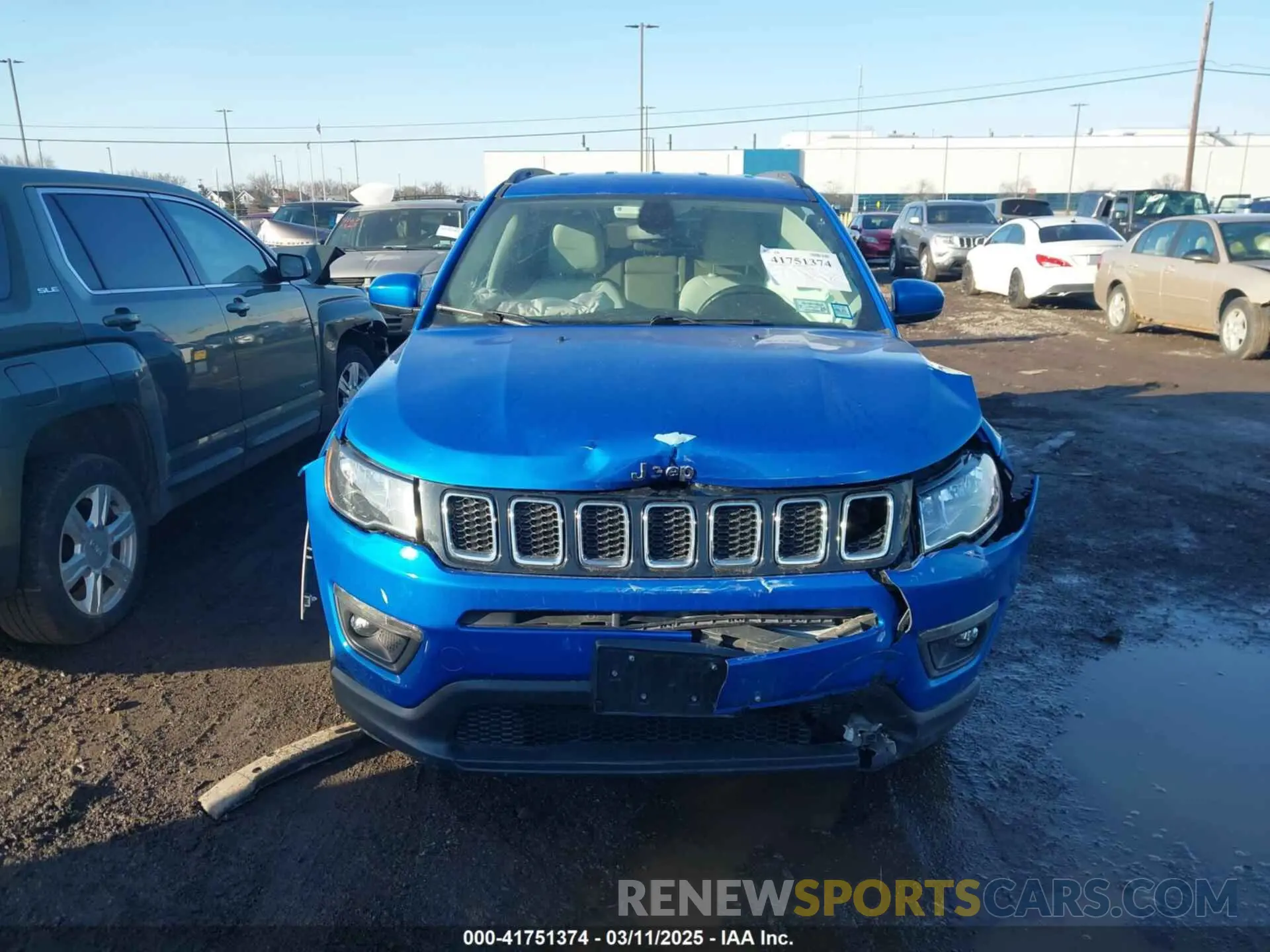 13 Photograph of a damaged car 3C4NJDBB1MT529829 JEEP COMPASS 2021
