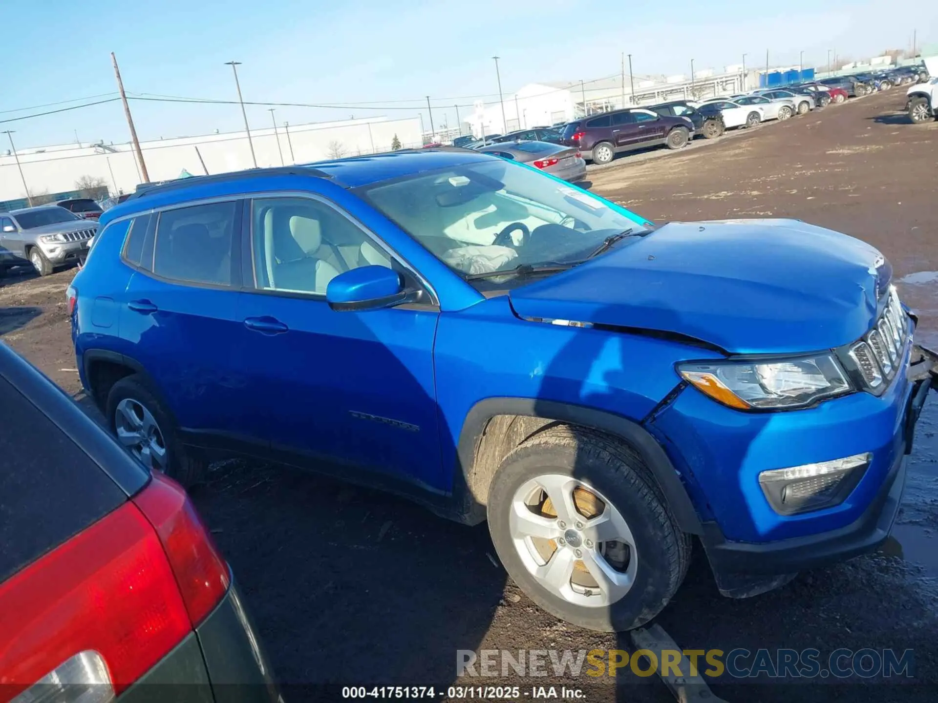 14 Photograph of a damaged car 3C4NJDBB1MT529829 JEEP COMPASS 2021