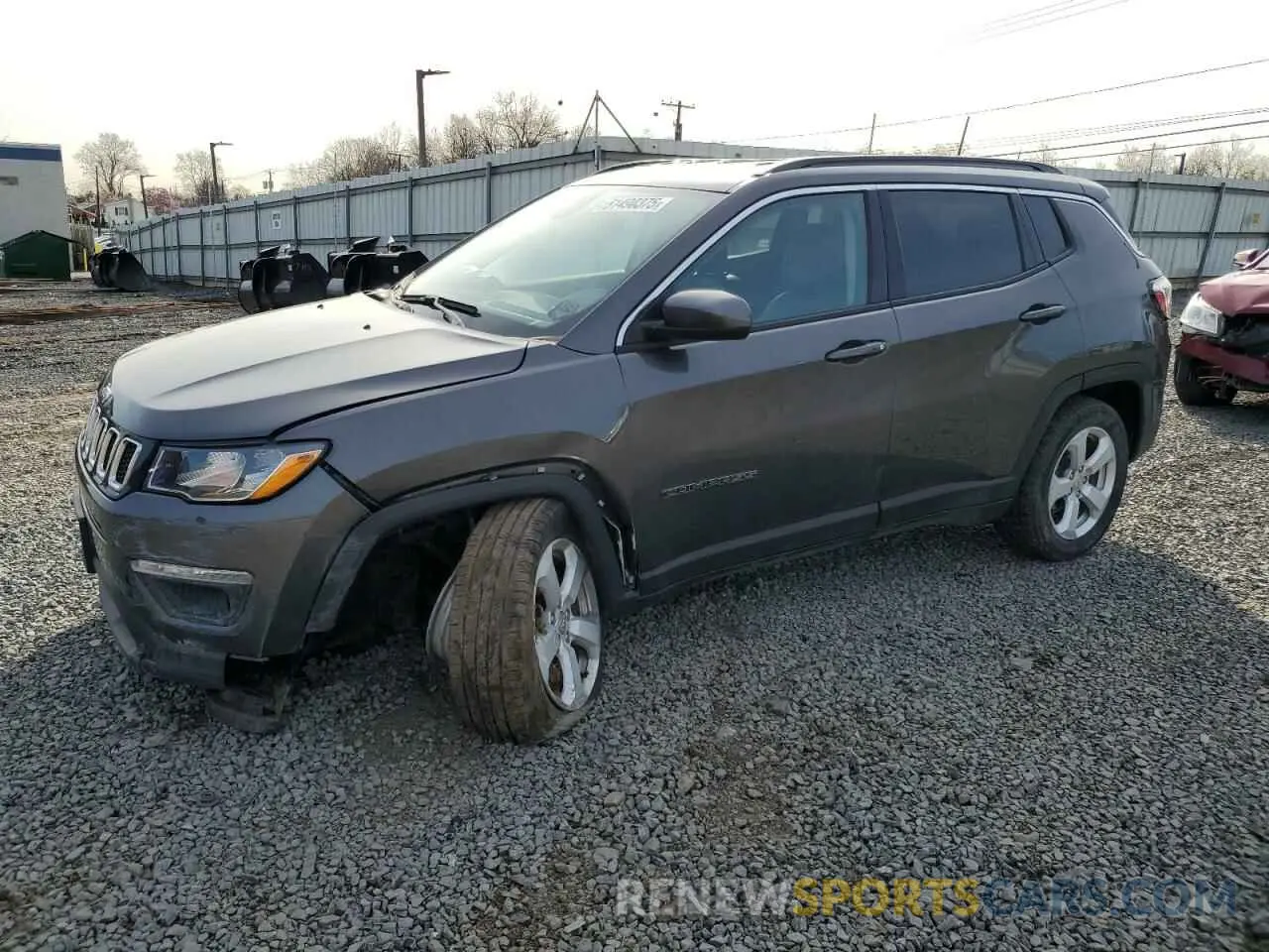 1 Photograph of a damaged car 3C4NJDBB1MT534626 JEEP COMPASS 2021