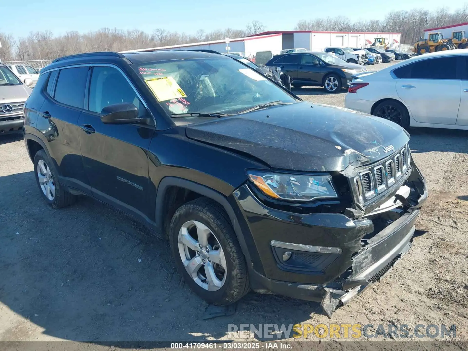 1 Фотография поврежденного автомобиля 3C4NJDBB1MT545190 JEEP COMPASS 2021