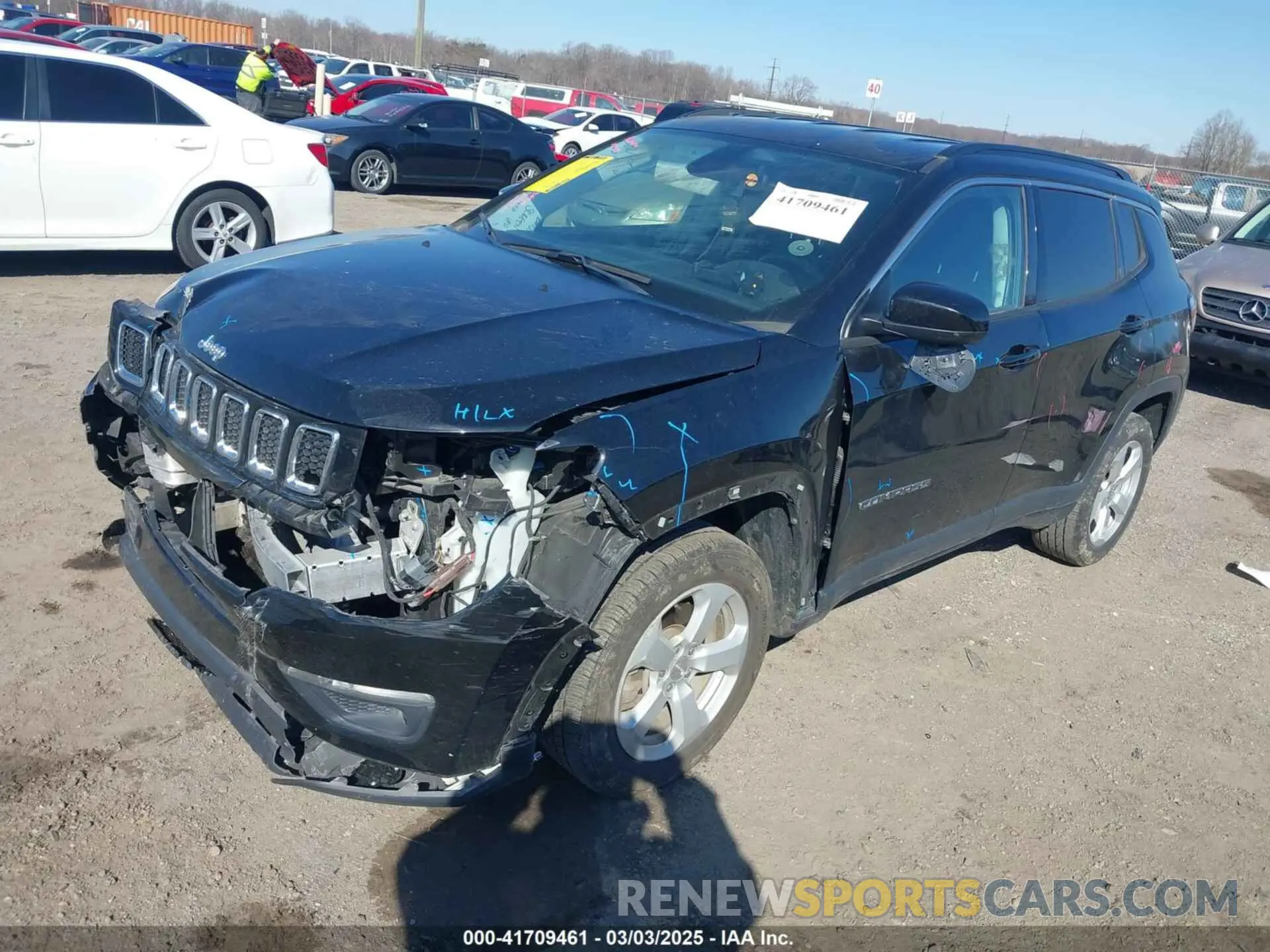 2 Фотография поврежденного автомобиля 3C4NJDBB1MT545190 JEEP COMPASS 2021