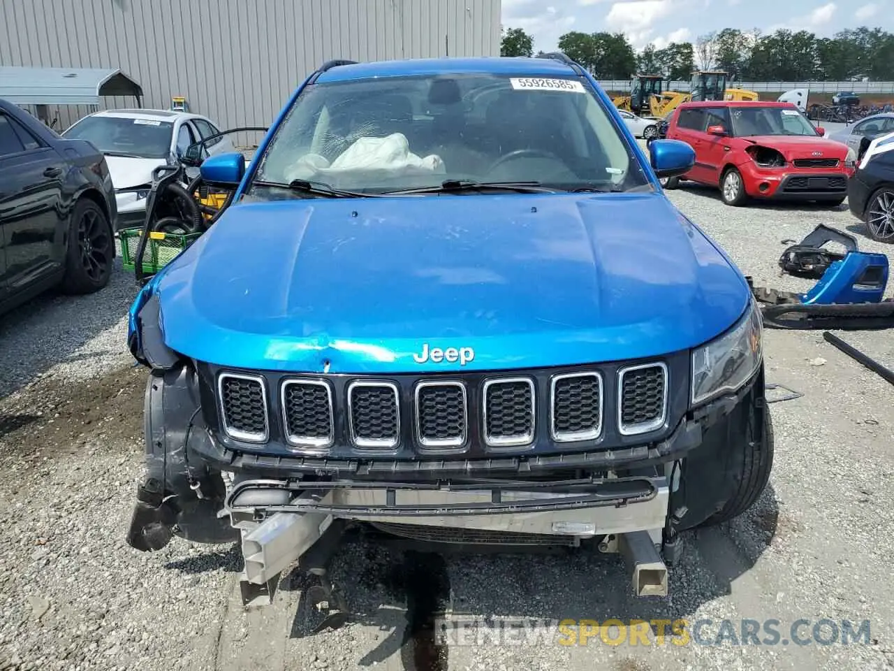 5 Photograph of a damaged car 3C4NJDBB1MT584118 JEEP COMPASS 2021