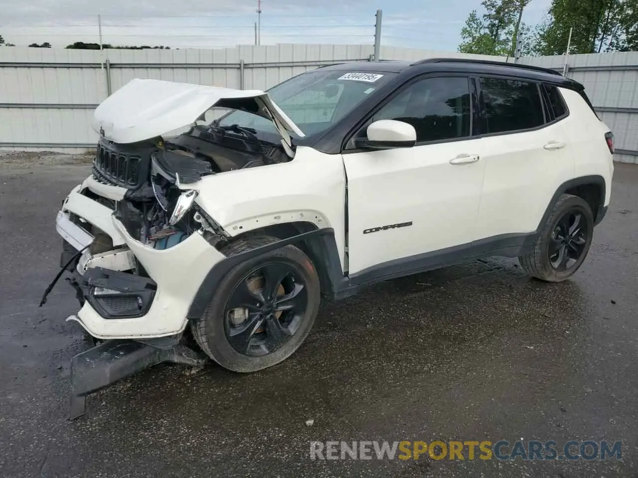 1 Фотография поврежденного автомобиля 3C4NJDBB2MT525403 JEEP COMPASS 2021