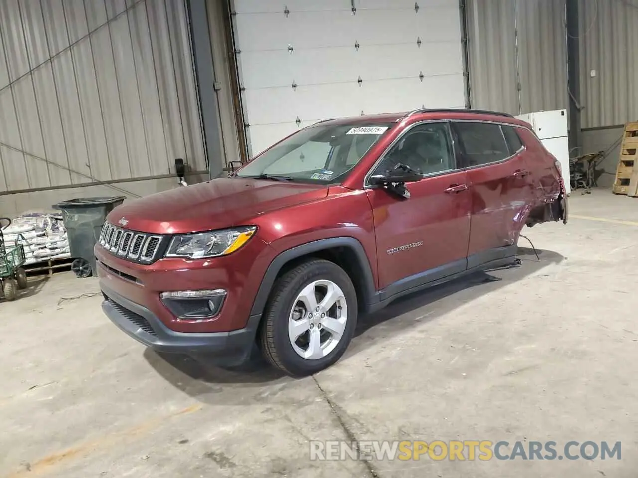 1 Фотография поврежденного автомобиля 3C4NJDBB2MT562161 JEEP COMPASS 2021