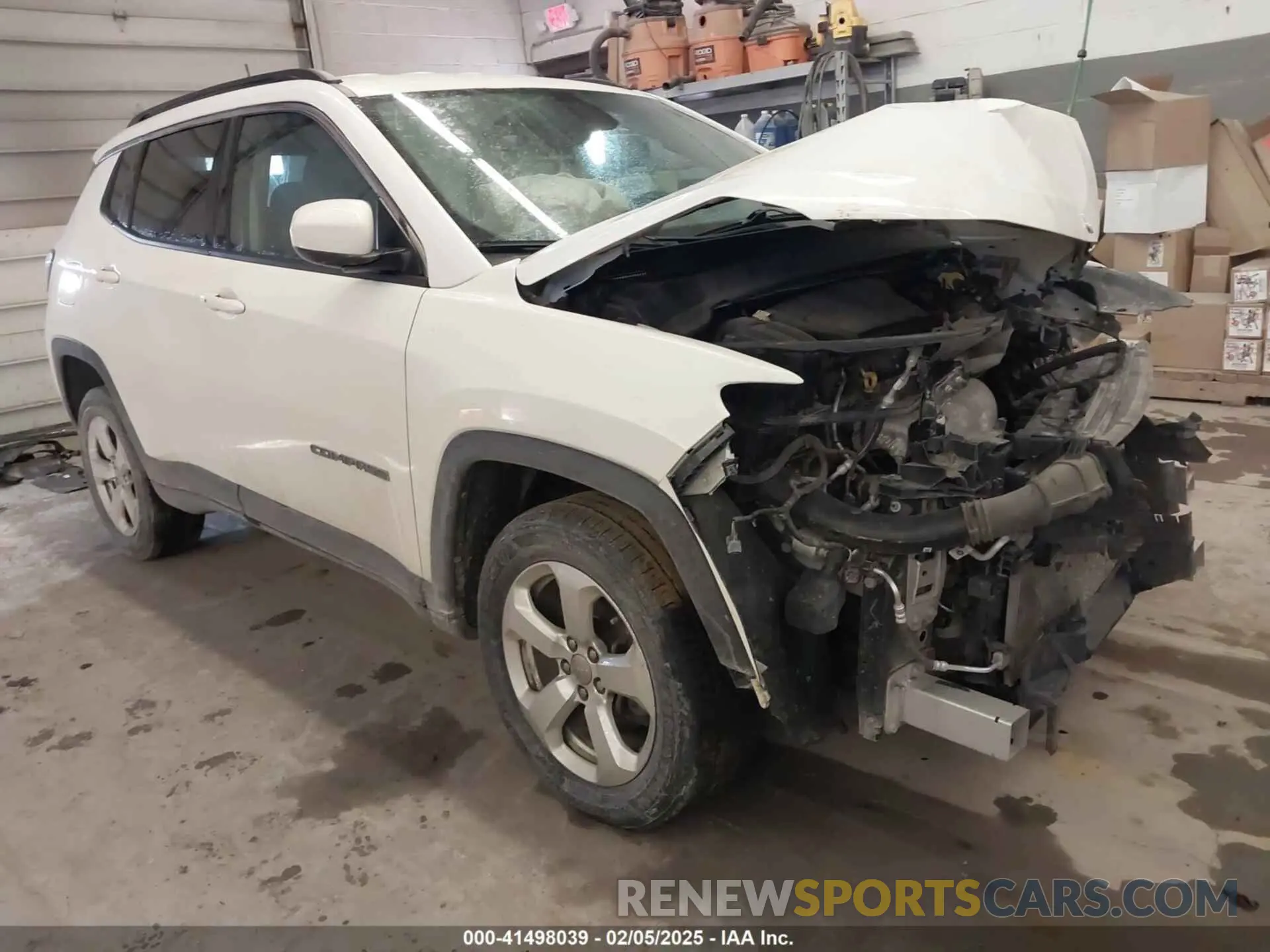 1 Фотография поврежденного автомобиля 3C4NJDBB3MT504835 JEEP COMPASS 2021