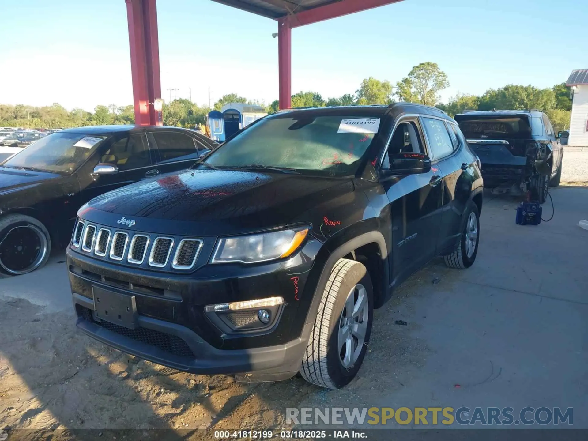 2 Фотография поврежденного автомобиля 3C4NJDBB3MT529833 JEEP COMPASS 2021
