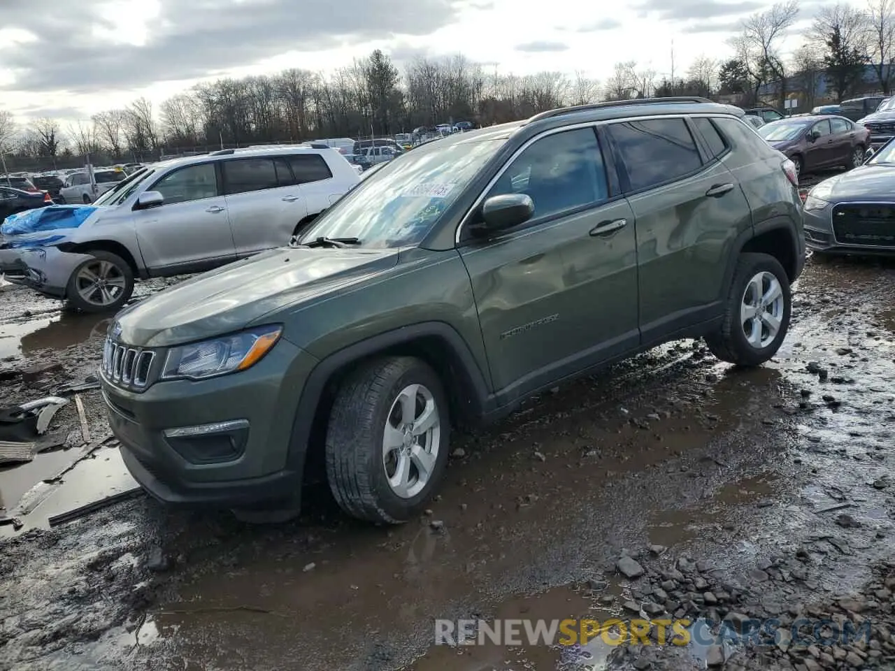 1 Фотография поврежденного автомобиля 3C4NJDBB3MT548155 JEEP COMPASS 2021