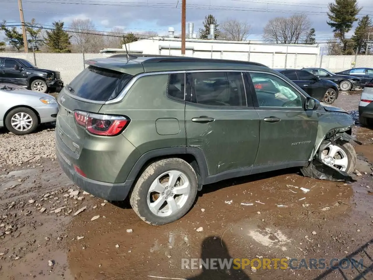 3 Фотография поврежденного автомобиля 3C4NJDBB3MT548155 JEEP COMPASS 2021