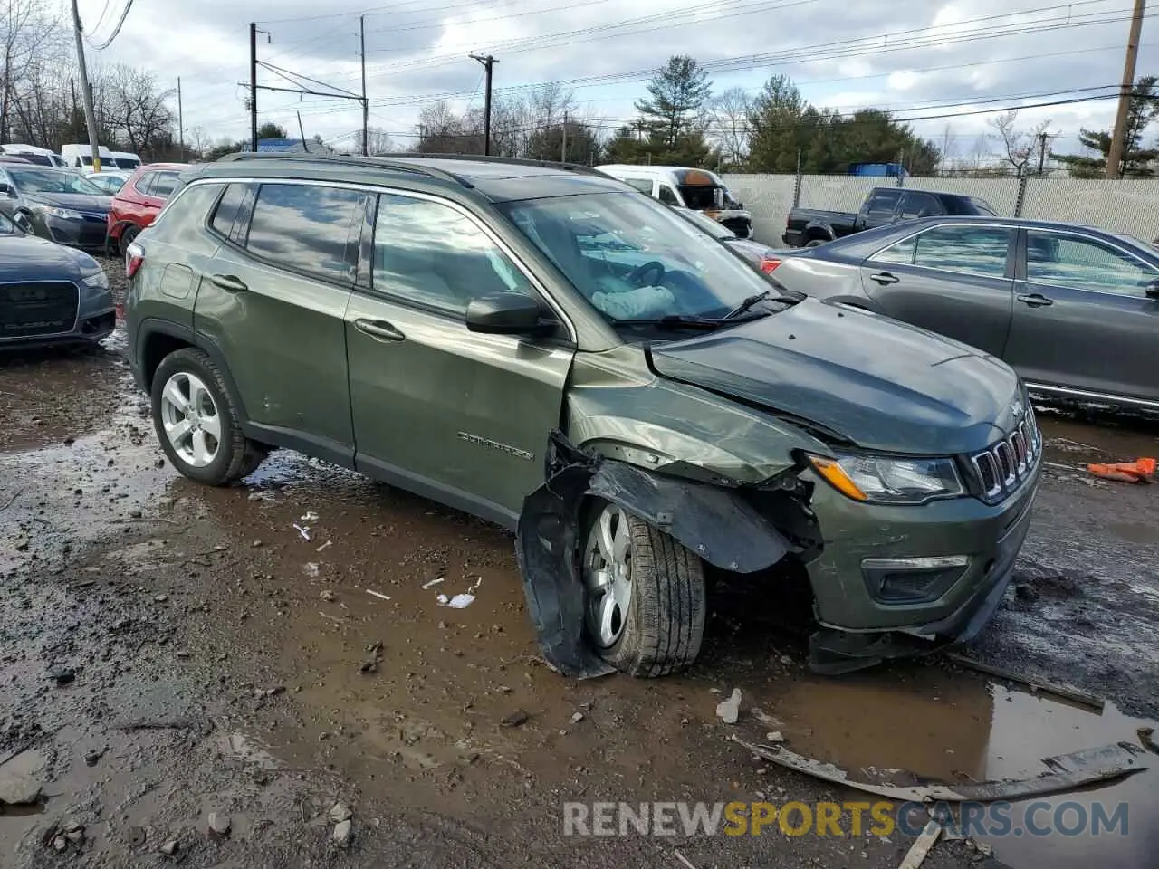 4 Фотография поврежденного автомобиля 3C4NJDBB3MT548155 JEEP COMPASS 2021