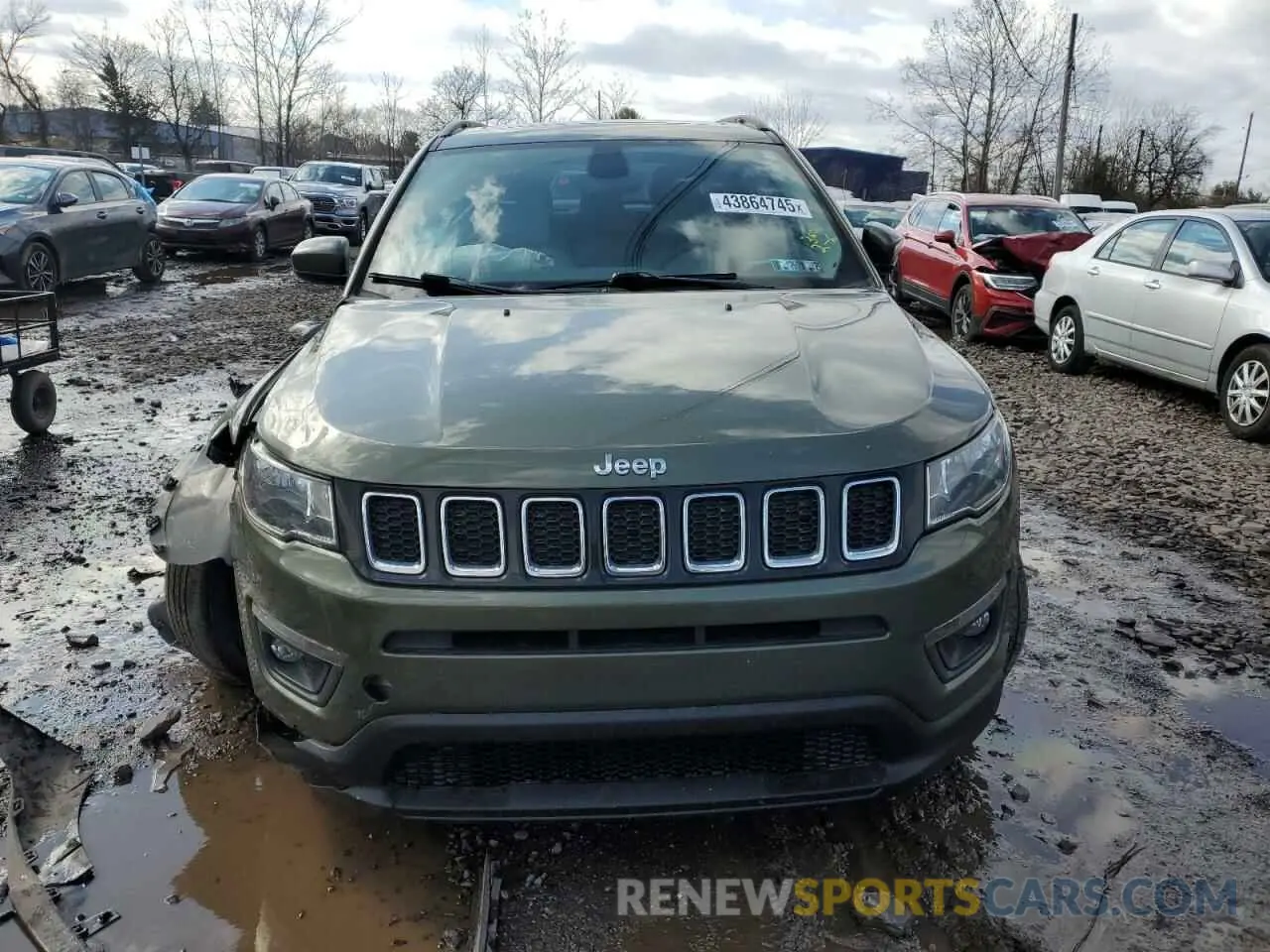 5 Фотография поврежденного автомобиля 3C4NJDBB3MT548155 JEEP COMPASS 2021
