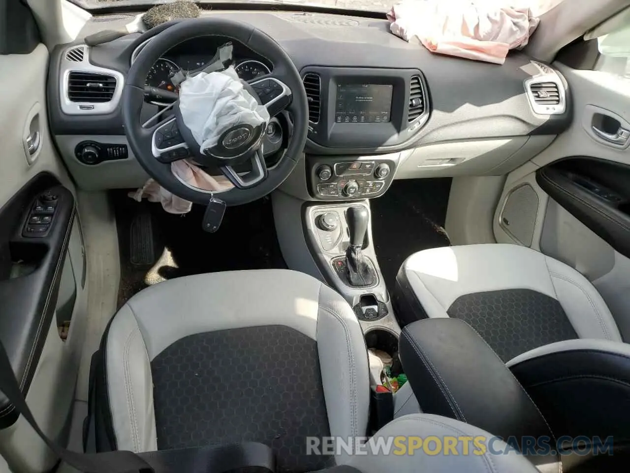 8 Фотография поврежденного автомобиля 3C4NJDBB3MT548155 JEEP COMPASS 2021