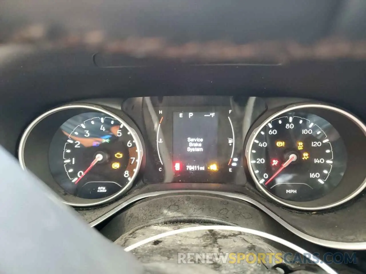 9 Photograph of a damaged car 3C4NJDBB3MT598540 JEEP COMPASS 2021