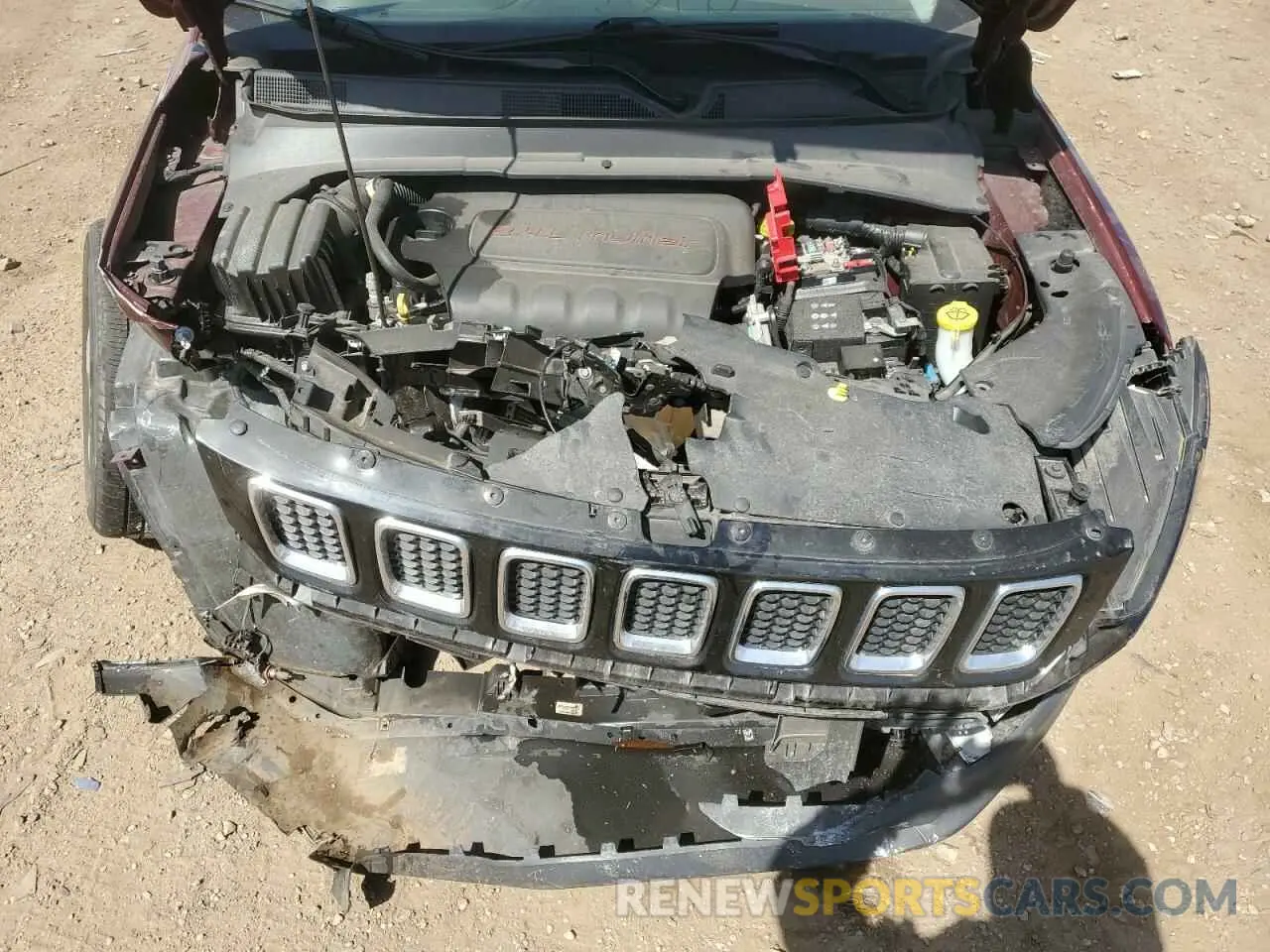 12 Photograph of a damaged car 3C4NJDBB3MT598618 JEEP COMPASS 2021