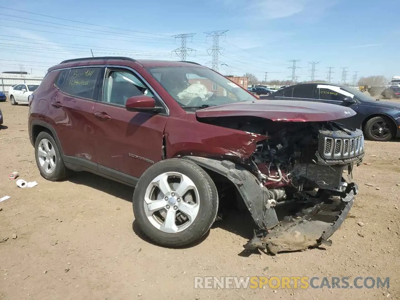 4 Photograph of a damaged car 3C4NJDBB3MT598618 JEEP COMPASS 2021