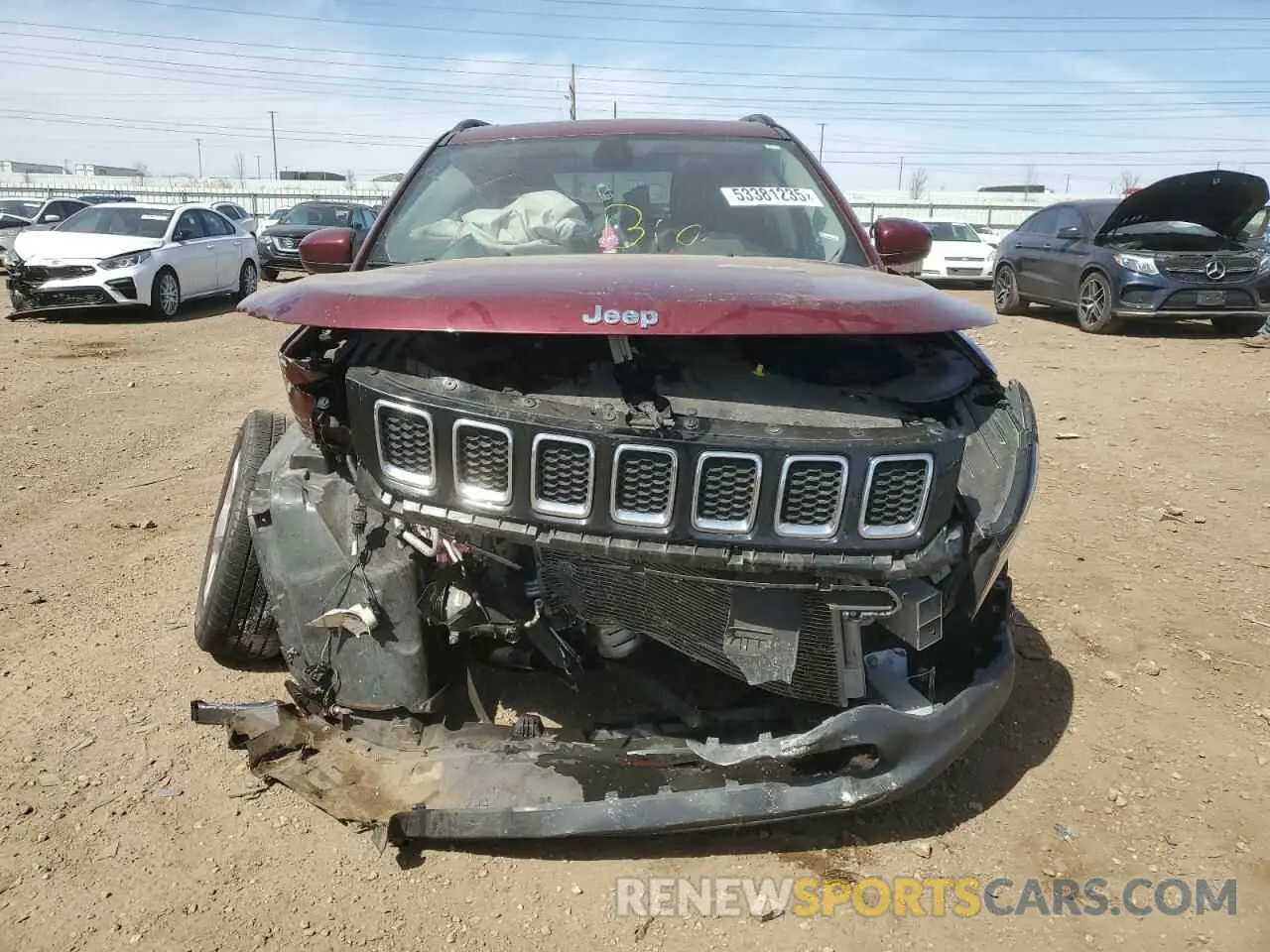 5 Photograph of a damaged car 3C4NJDBB3MT598618 JEEP COMPASS 2021