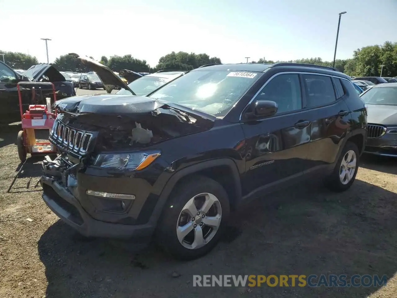 1 Фотография поврежденного автомобиля 3C4NJDBB3MT599509 JEEP COMPASS 2021