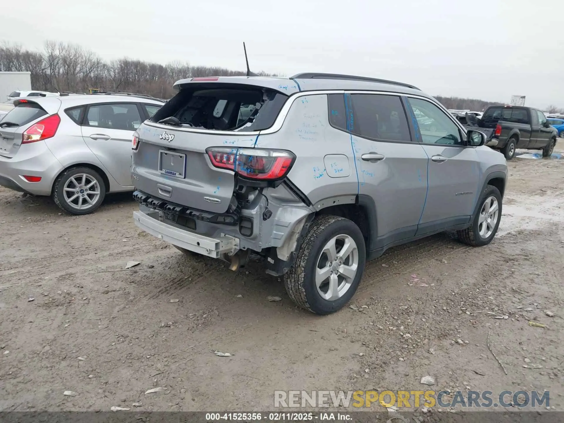 4 Photograph of a damaged car 3C4NJDBB4MT504634 JEEP COMPASS 2021