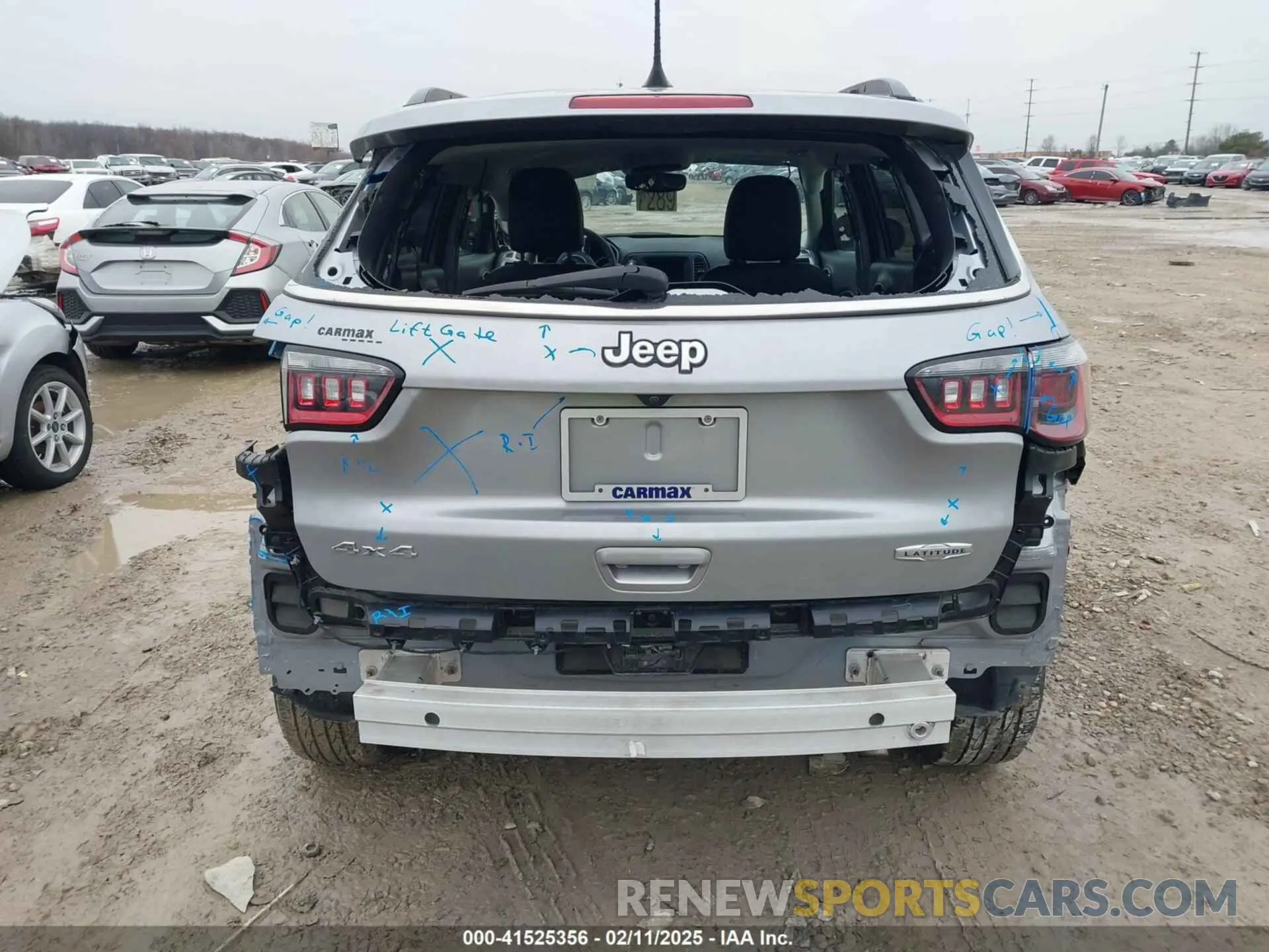 6 Photograph of a damaged car 3C4NJDBB4MT504634 JEEP COMPASS 2021