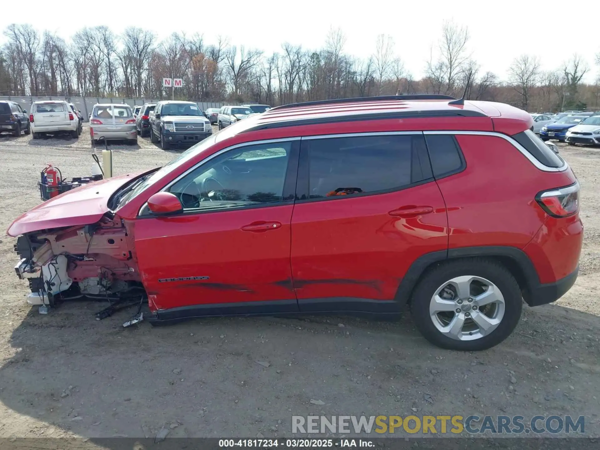 14 Photograph of a damaged car 3C4NJDBB4MT534538 JEEP COMPASS 2021