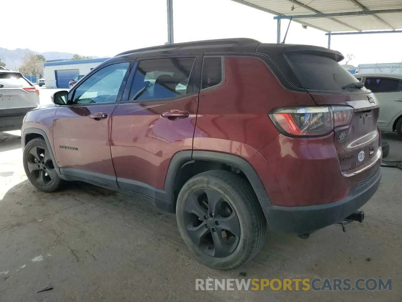 2 Photograph of a damaged car 3C4NJDBB4MT557060 JEEP COMPASS 2021