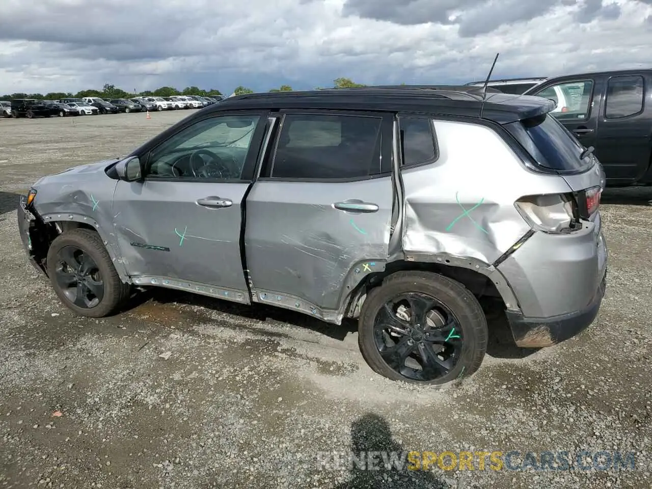 2 Photograph of a damaged car 3C4NJDBB5MT569721 JEEP COMPASS 2021