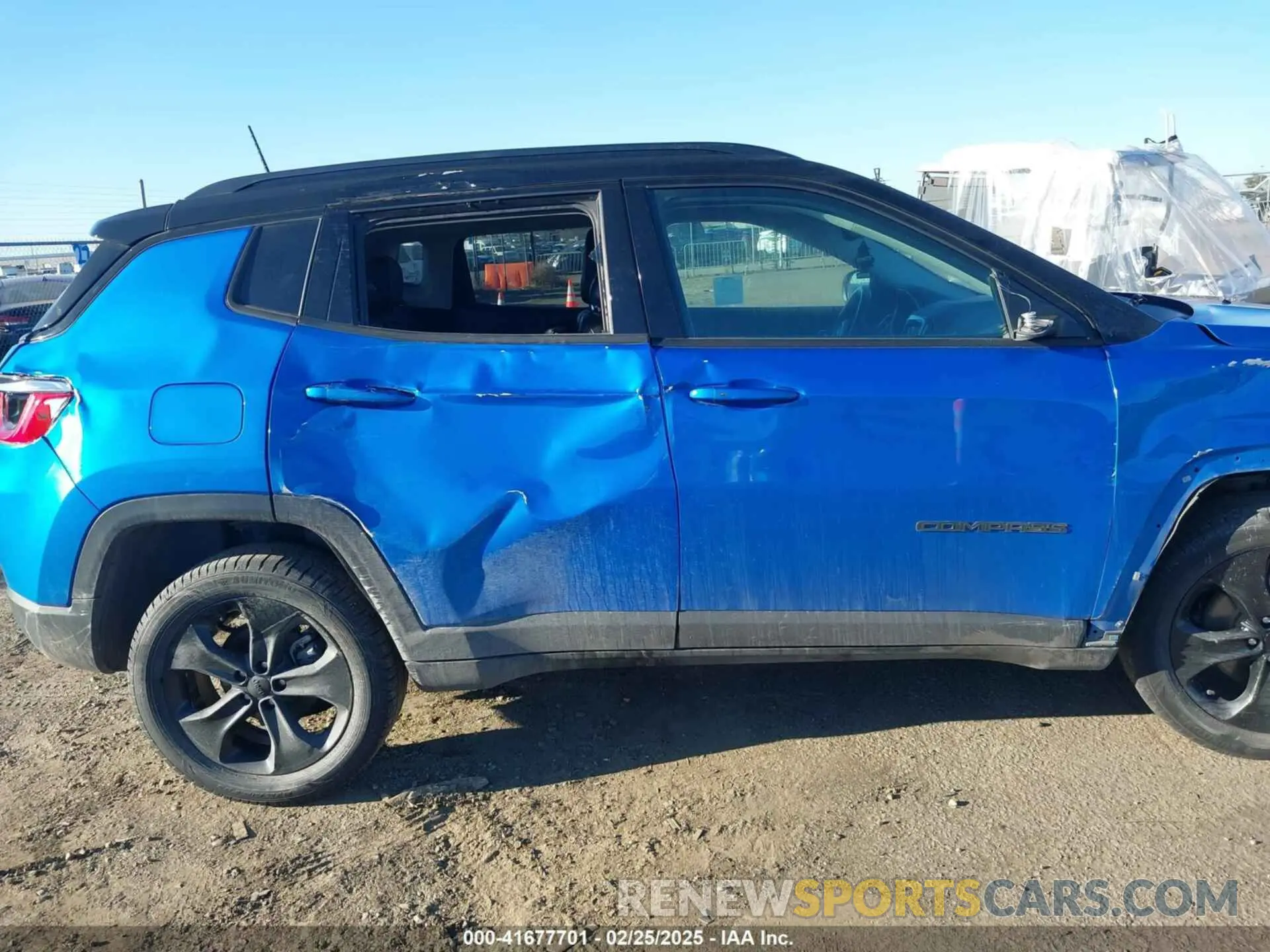 13 Photograph of a damaged car 3C4NJDBB7MT592742 JEEP COMPASS 2021