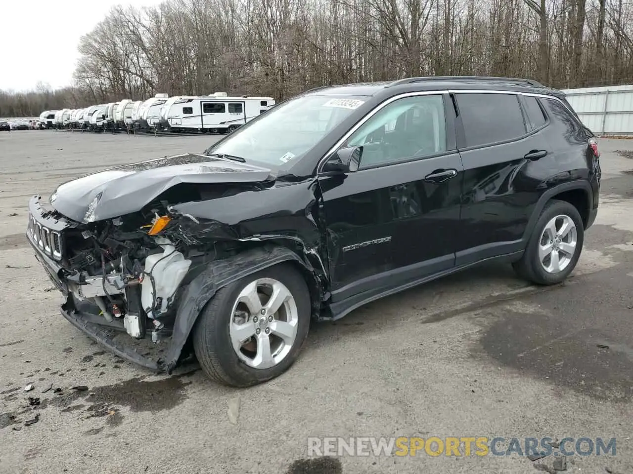 1 Photograph of a damaged car 3C4NJDBB8MT572063 JEEP COMPASS 2021
