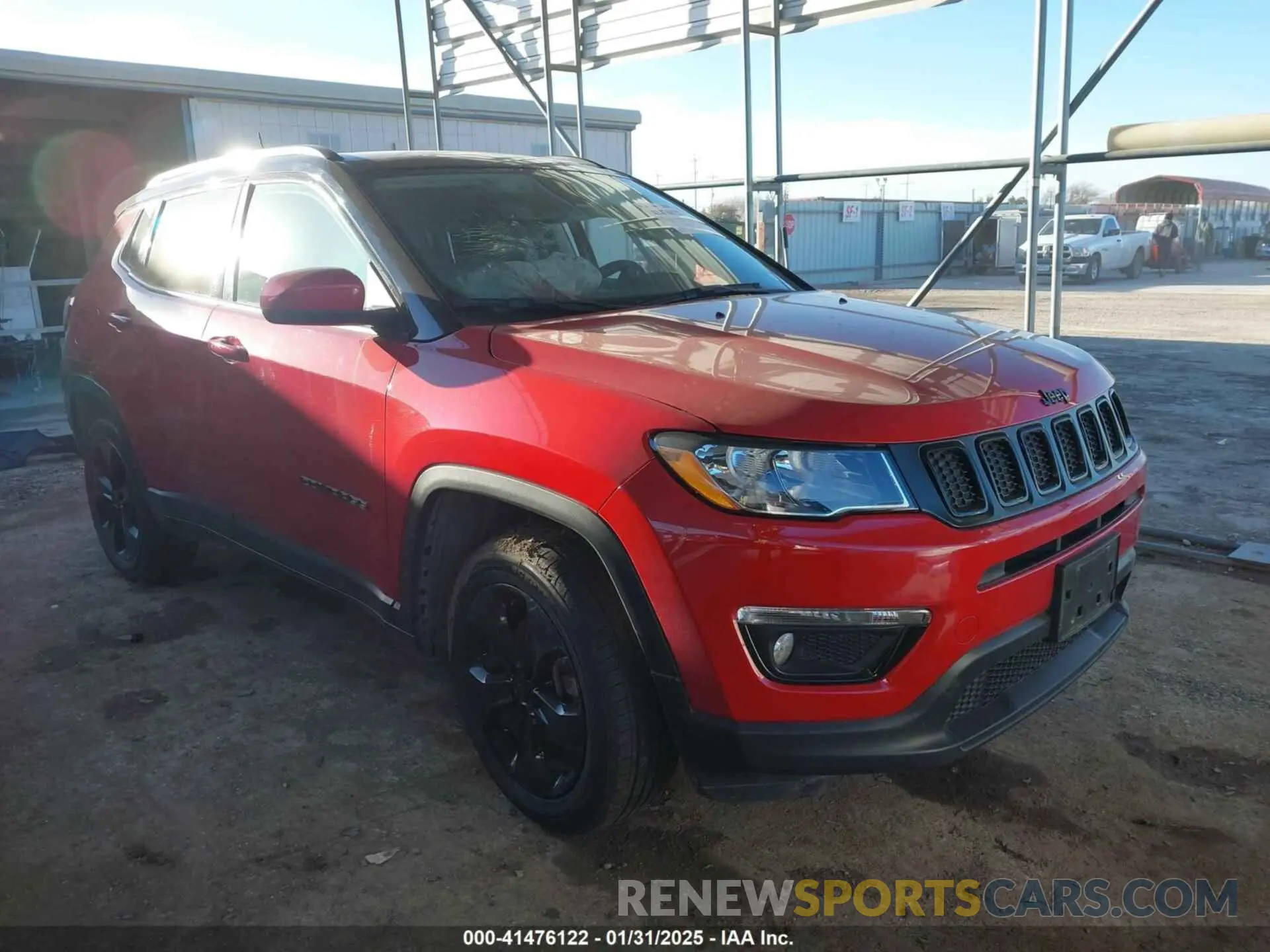 1 Фотография поврежденного автомобиля 3C4NJDBB9MT595254 JEEP COMPASS 2021