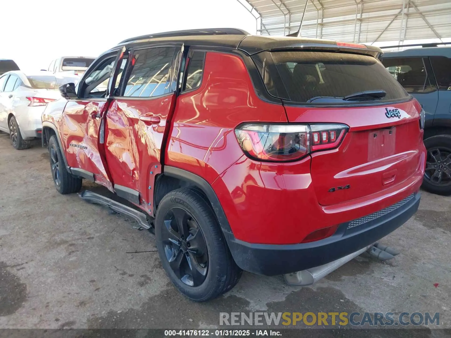 3 Фотография поврежденного автомобиля 3C4NJDBB9MT595254 JEEP COMPASS 2021