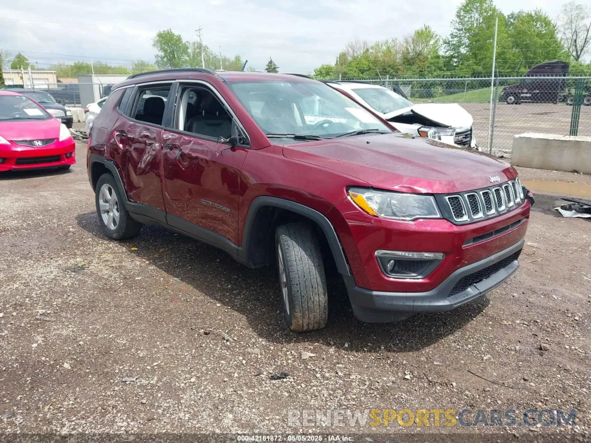 1 Фотография поврежденного автомобиля 3C4NJDBBXMT504993 JEEP COMPASS 2021