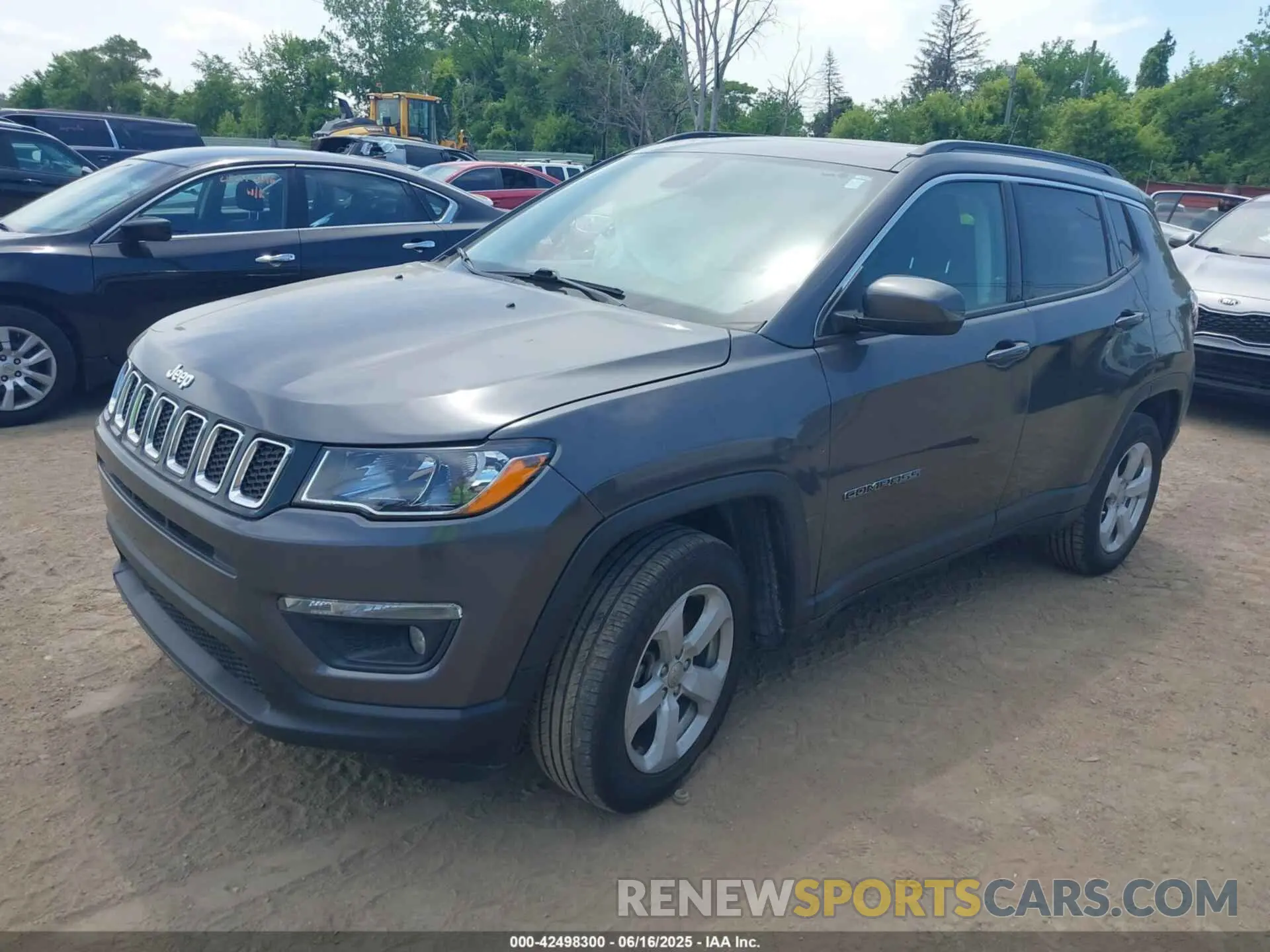 2 Photograph of a damaged car 3C4NJDBBXMT595716 JEEP COMPASS 2021