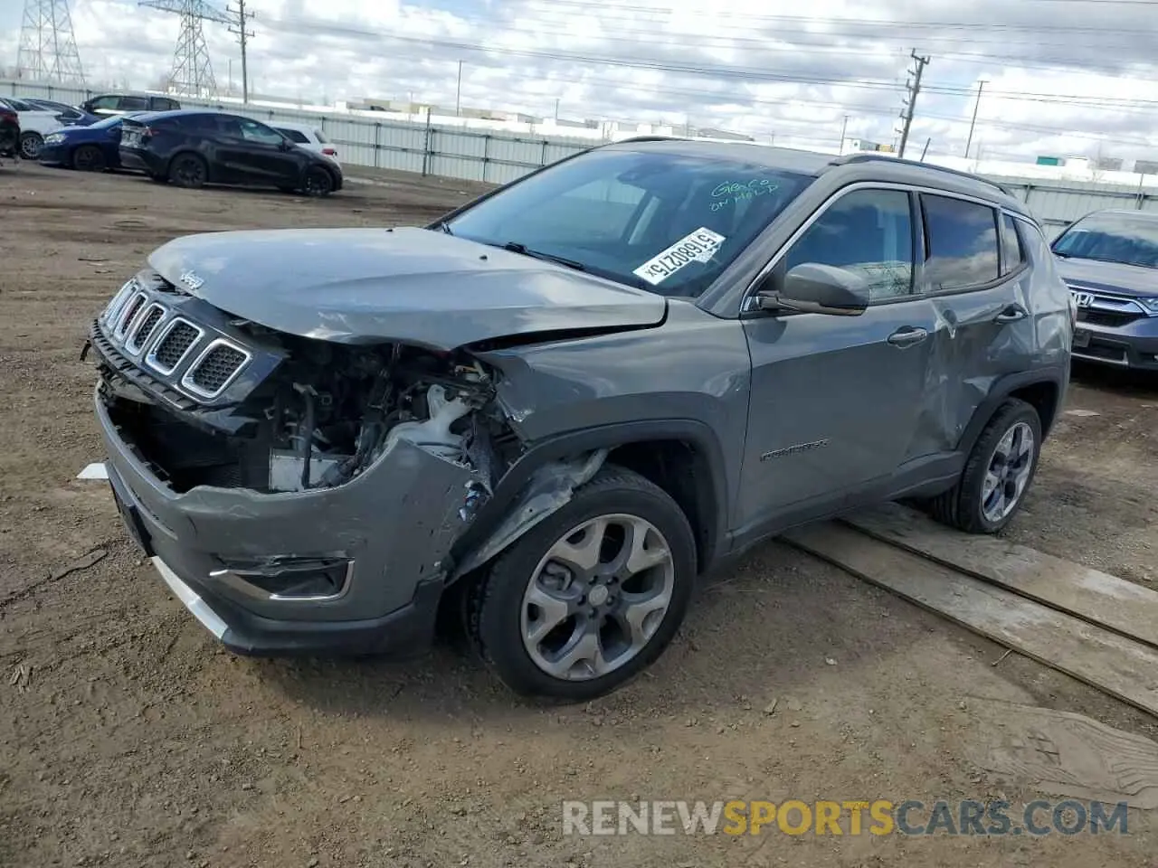 1 Фотография поврежденного автомобиля 3C4NJDCB0MT515175 JEEP COMPASS 2021