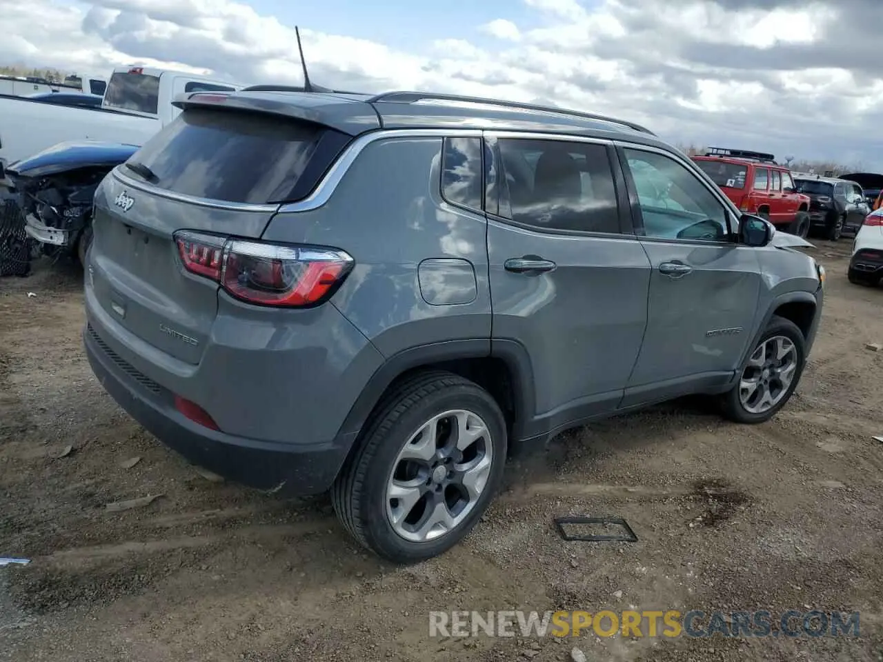 3 Фотография поврежденного автомобиля 3C4NJDCB0MT515175 JEEP COMPASS 2021
