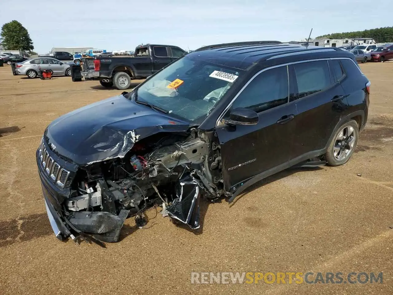 1 Фотография поврежденного автомобиля 3C4NJDCB0MT542182 JEEP COMPASS 2021