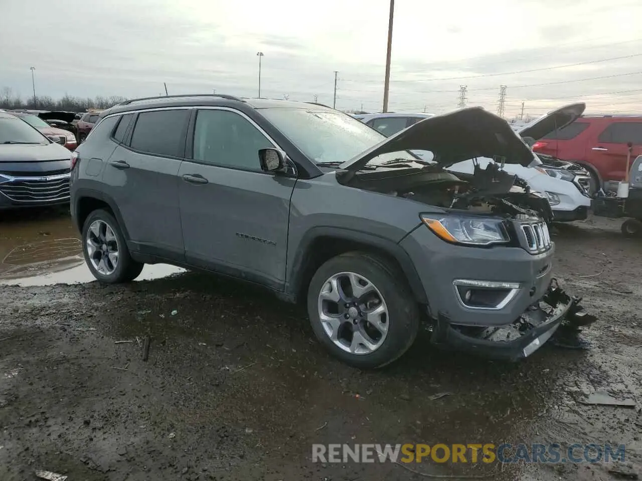 4 Photograph of a damaged car 3C4NJDCB0MT551058 JEEP COMPASS 2021