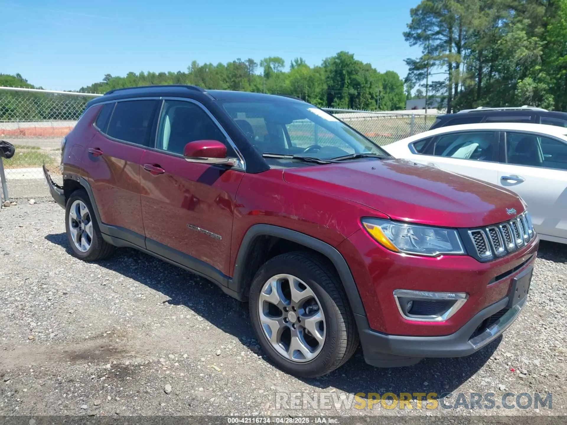 1 Фотография поврежденного автомобиля 3C4NJDCB0MT603207 JEEP COMPASS 2021