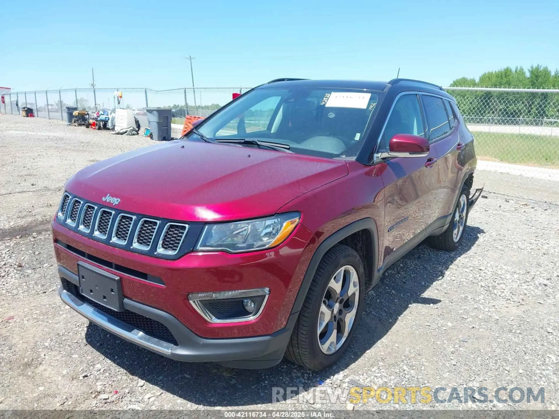 2 Фотография поврежденного автомобиля 3C4NJDCB0MT603207 JEEP COMPASS 2021