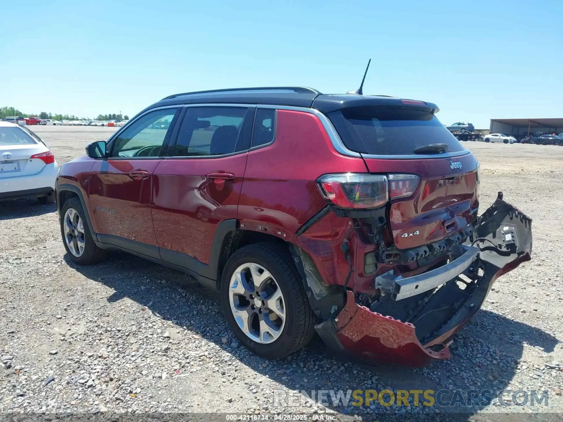 3 Фотография поврежденного автомобиля 3C4NJDCB0MT603207 JEEP COMPASS 2021