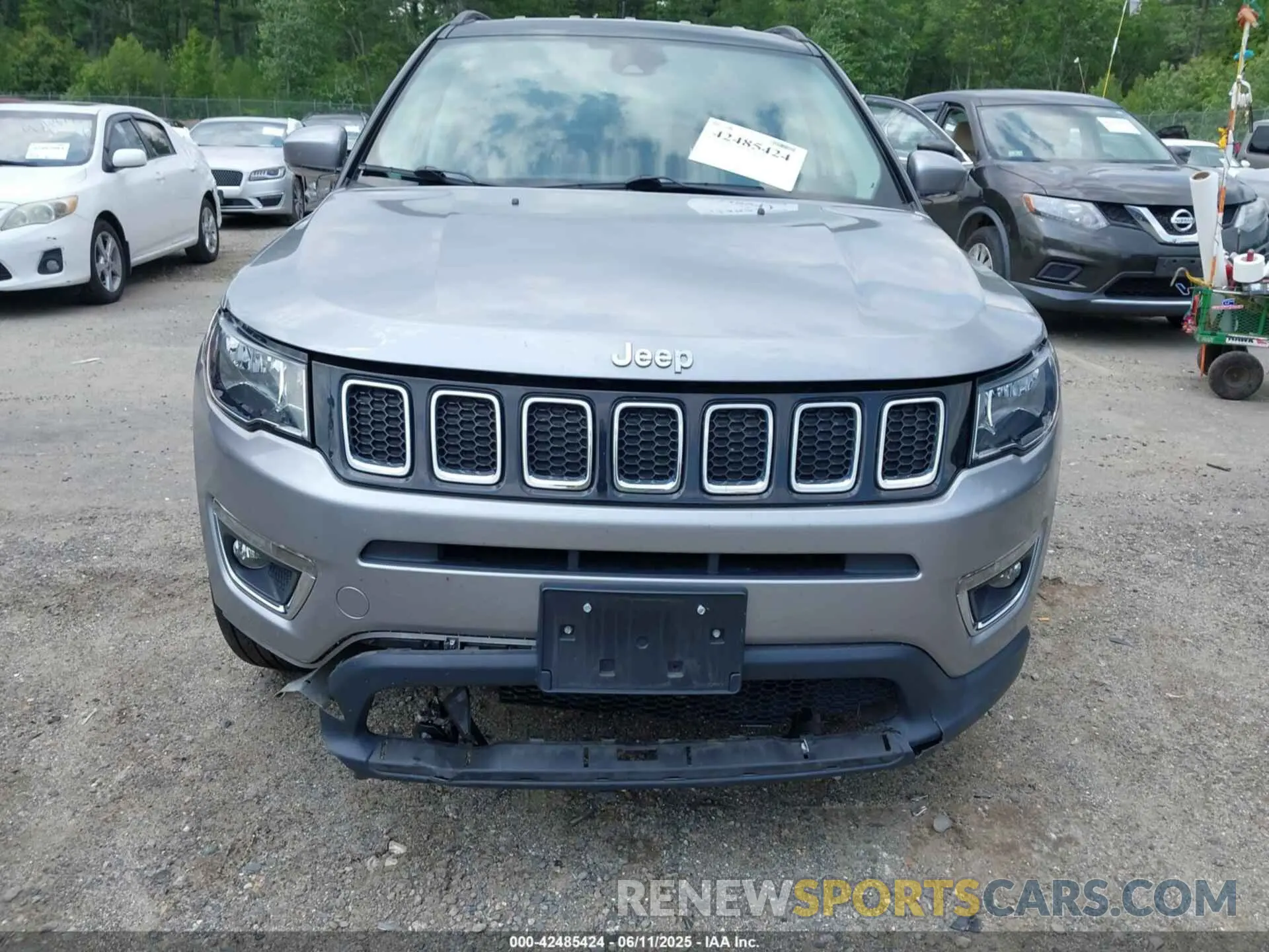 12 Photograph of a damaged car 3C4NJDCB1MT506372 JEEP COMPASS 2021