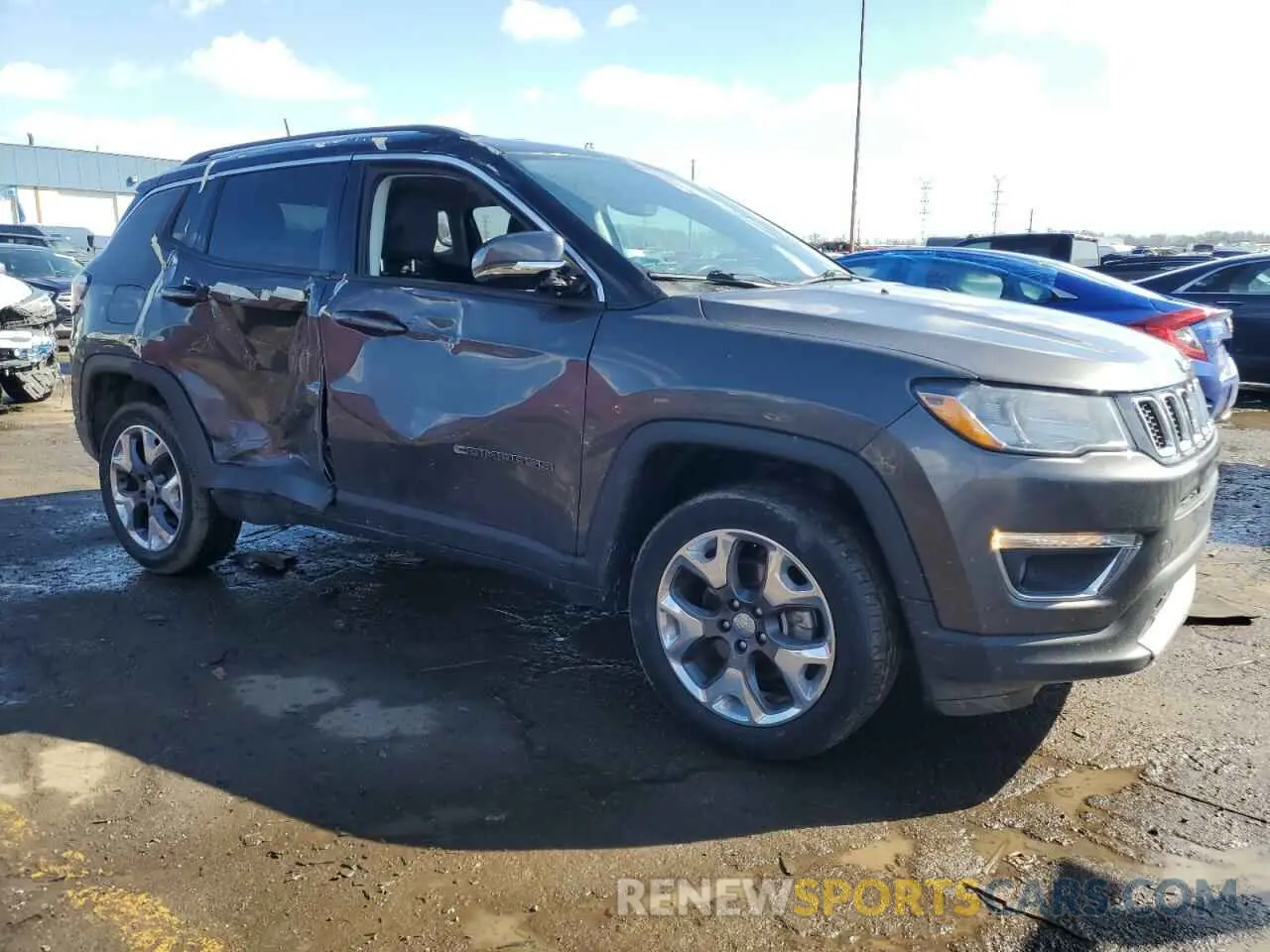 4 Фотография поврежденного автомобиля 3C4NJDCB1MT508865 JEEP COMPASS 2021