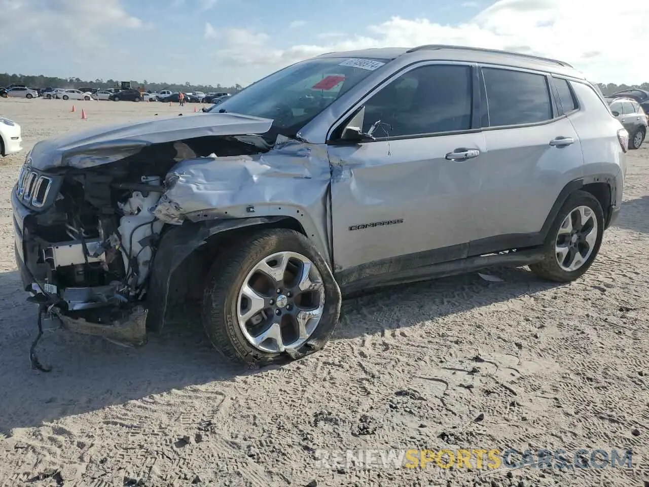 1 Photograph of a damaged car 3C4NJDCB1MT511359 JEEP COMPASS 2021