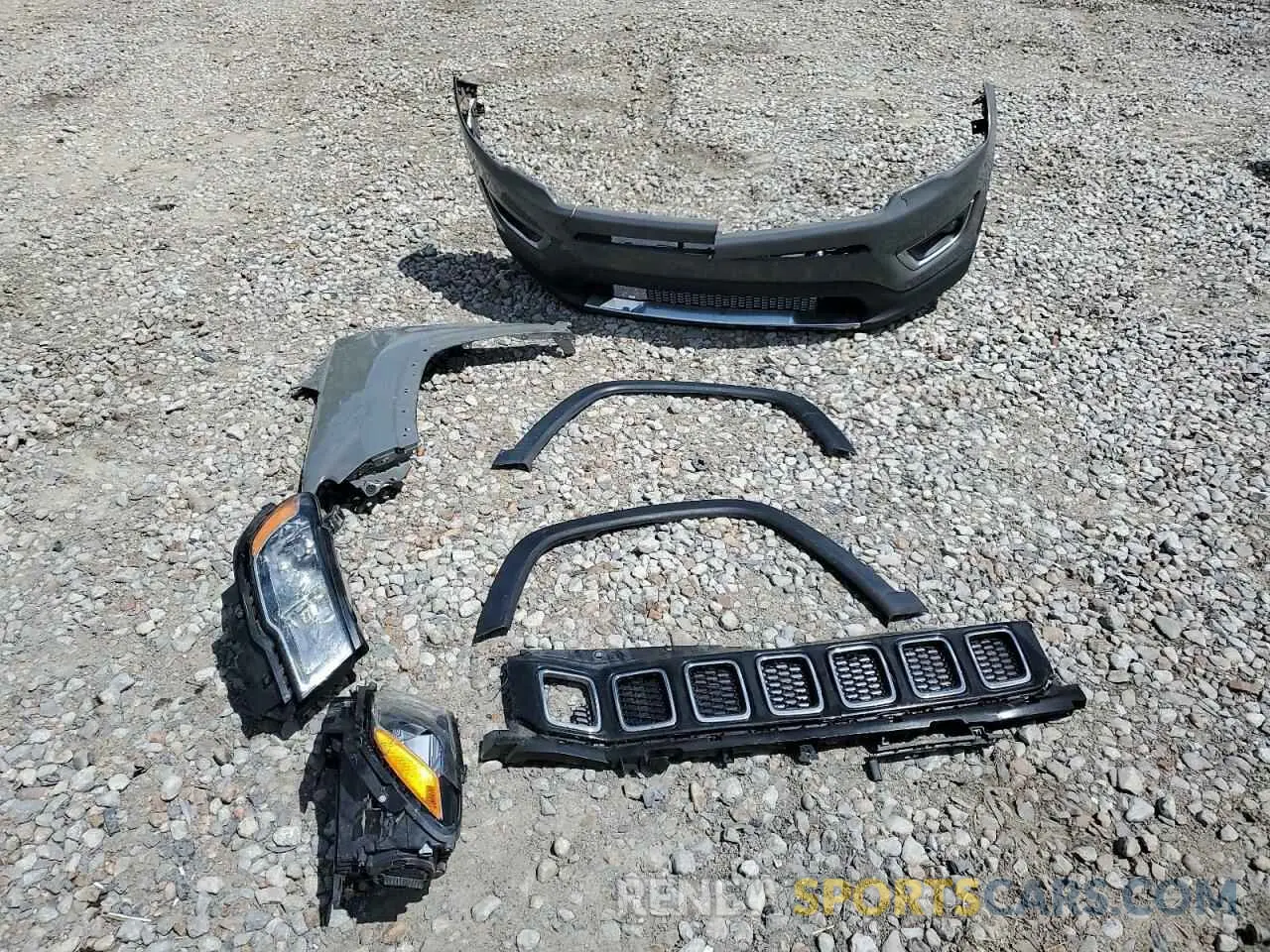 13 Photograph of a damaged car 3C4NJDCB1MT523933 JEEP COMPASS 2021