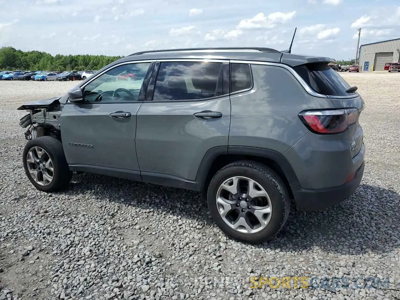 2 Photograph of a damaged car 3C4NJDCB1MT523933 JEEP COMPASS 2021