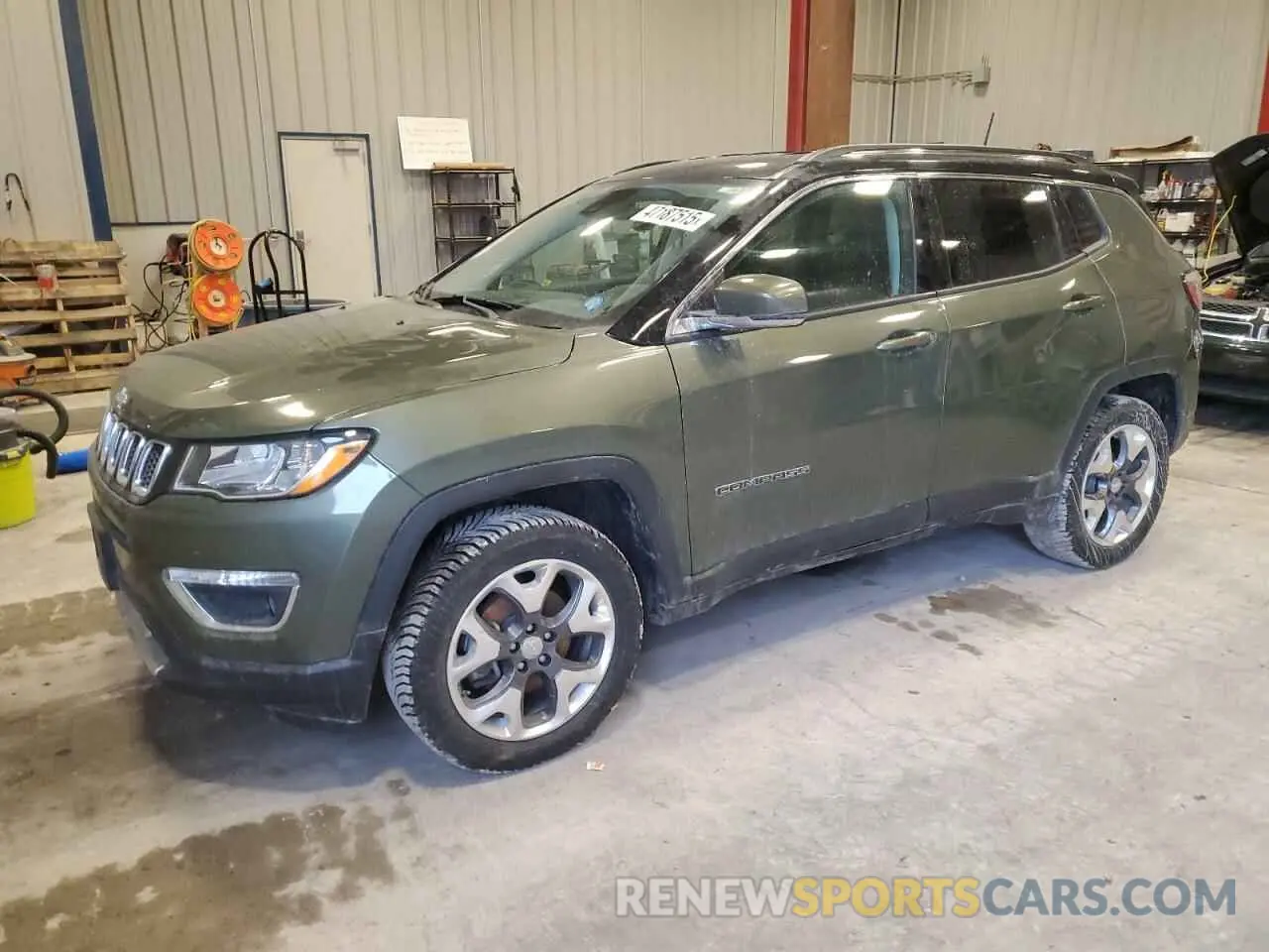 1 Photograph of a damaged car 3C4NJDCB1MT543597 JEEP COMPASS 2021