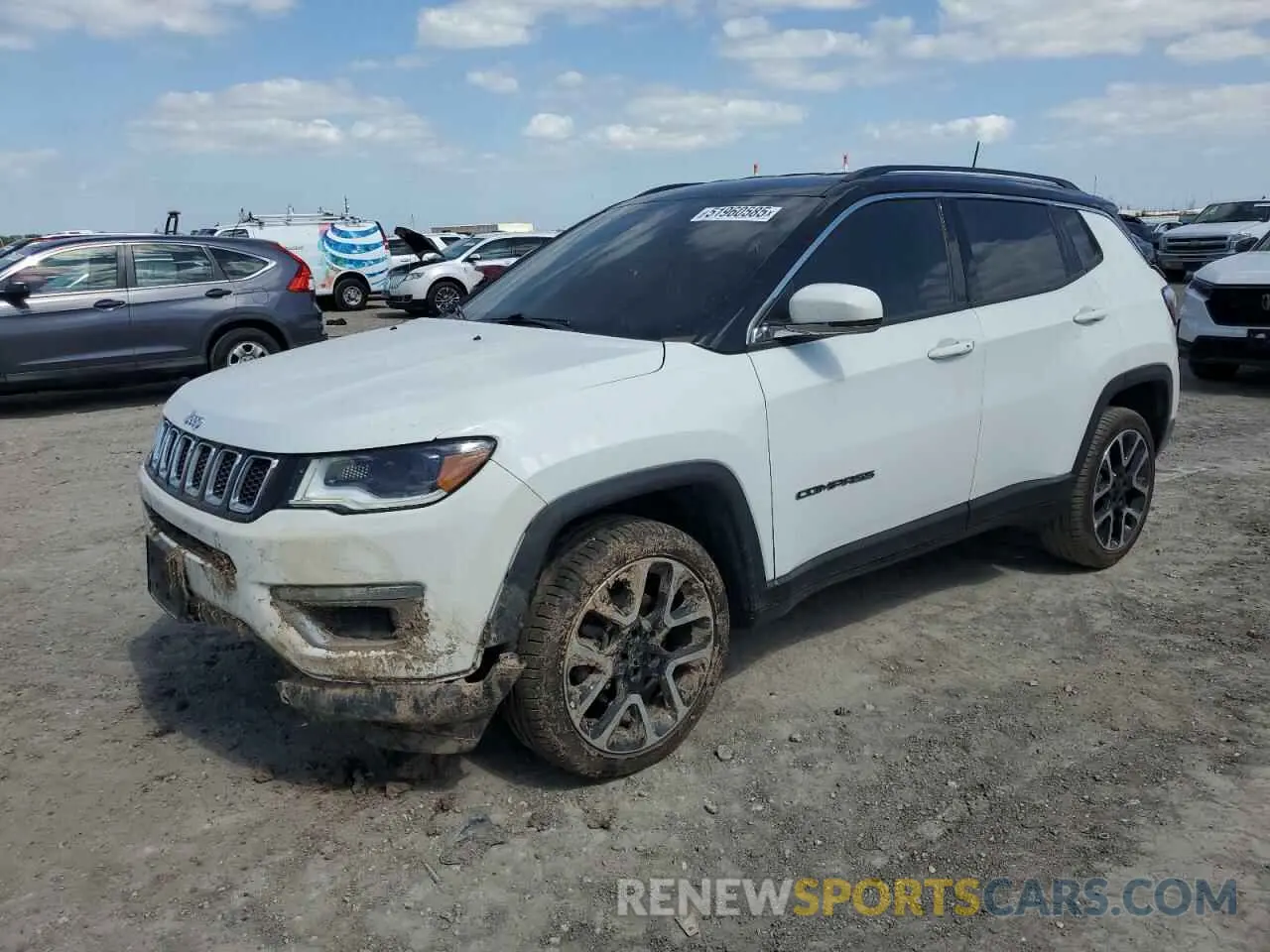 1 Фотография поврежденного автомобиля 3C4NJDCB1MT586806 JEEP COMPASS 2021