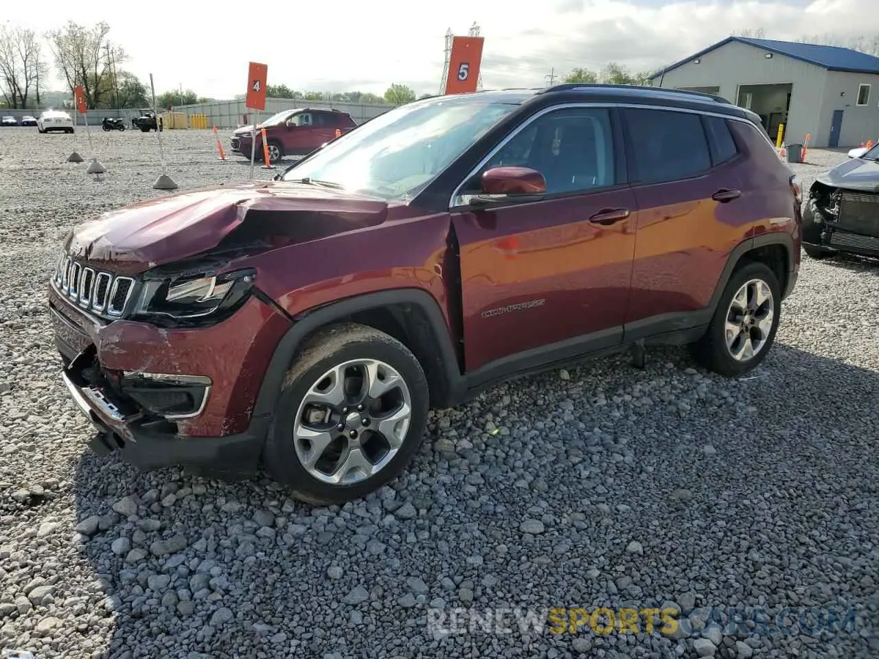 1 Фотография поврежденного автомобиля 3C4NJDCB2MT504338 JEEP COMPASS 2021