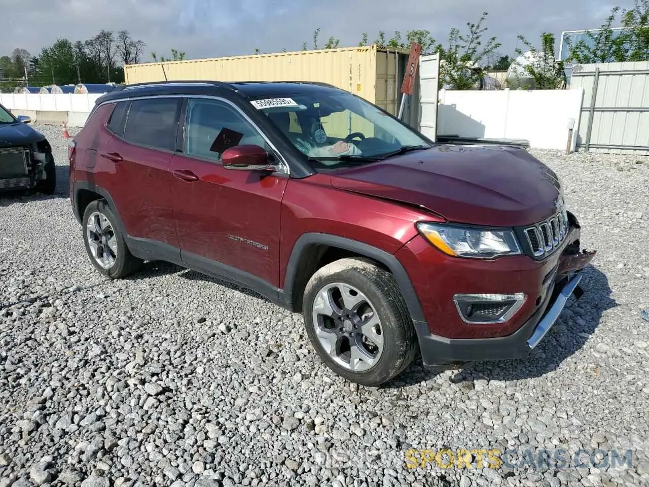 4 Фотография поврежденного автомобиля 3C4NJDCB2MT504338 JEEP COMPASS 2021