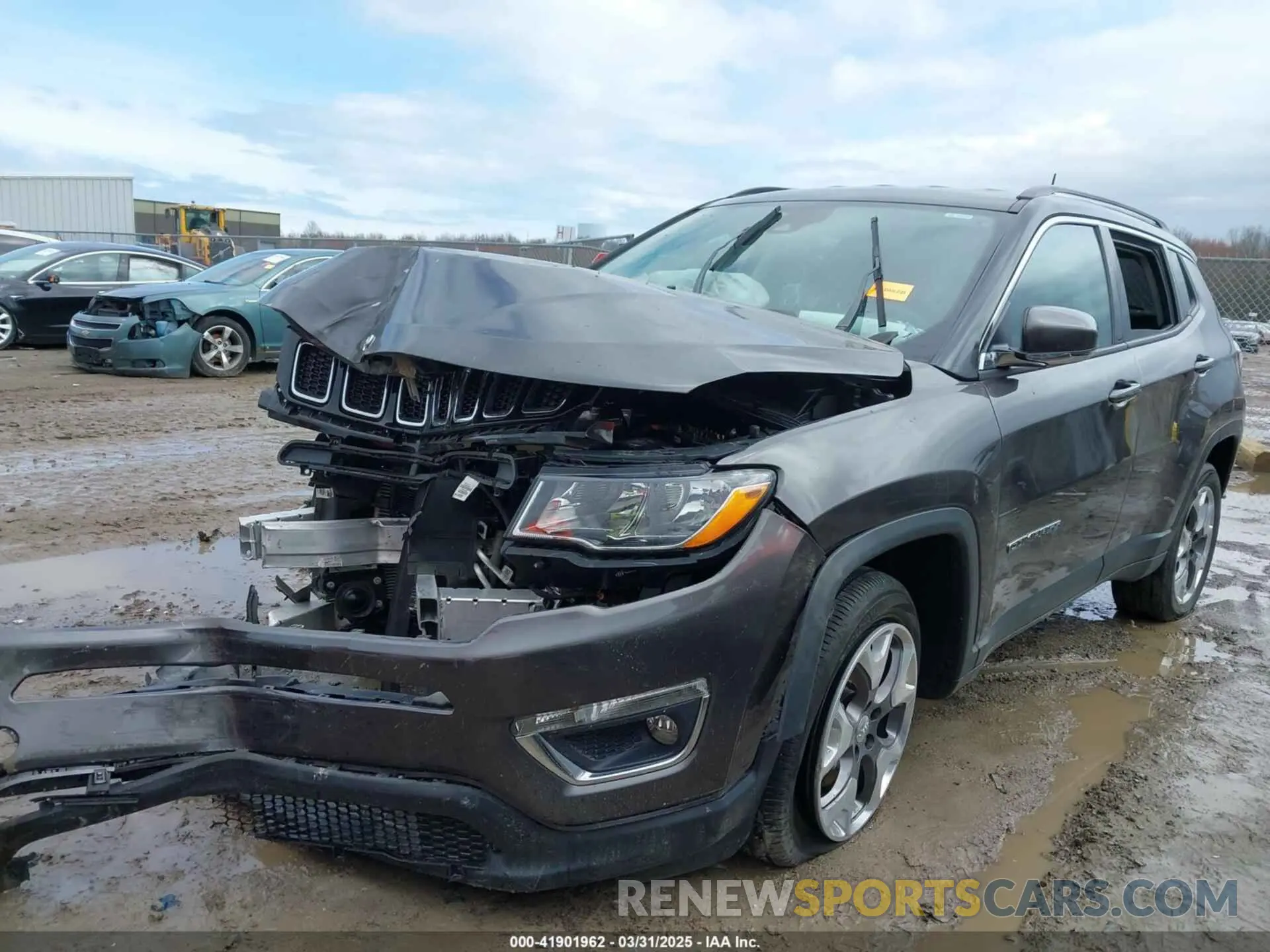 2 Photograph of a damaged car 3C4NJDCB2MT576575 JEEP COMPASS 2021