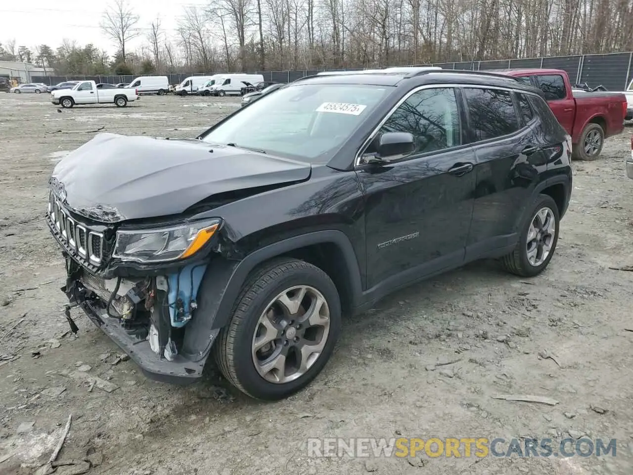 1 Photograph of a damaged car 3C4NJDCB3MT593322 JEEP COMPASS 2021