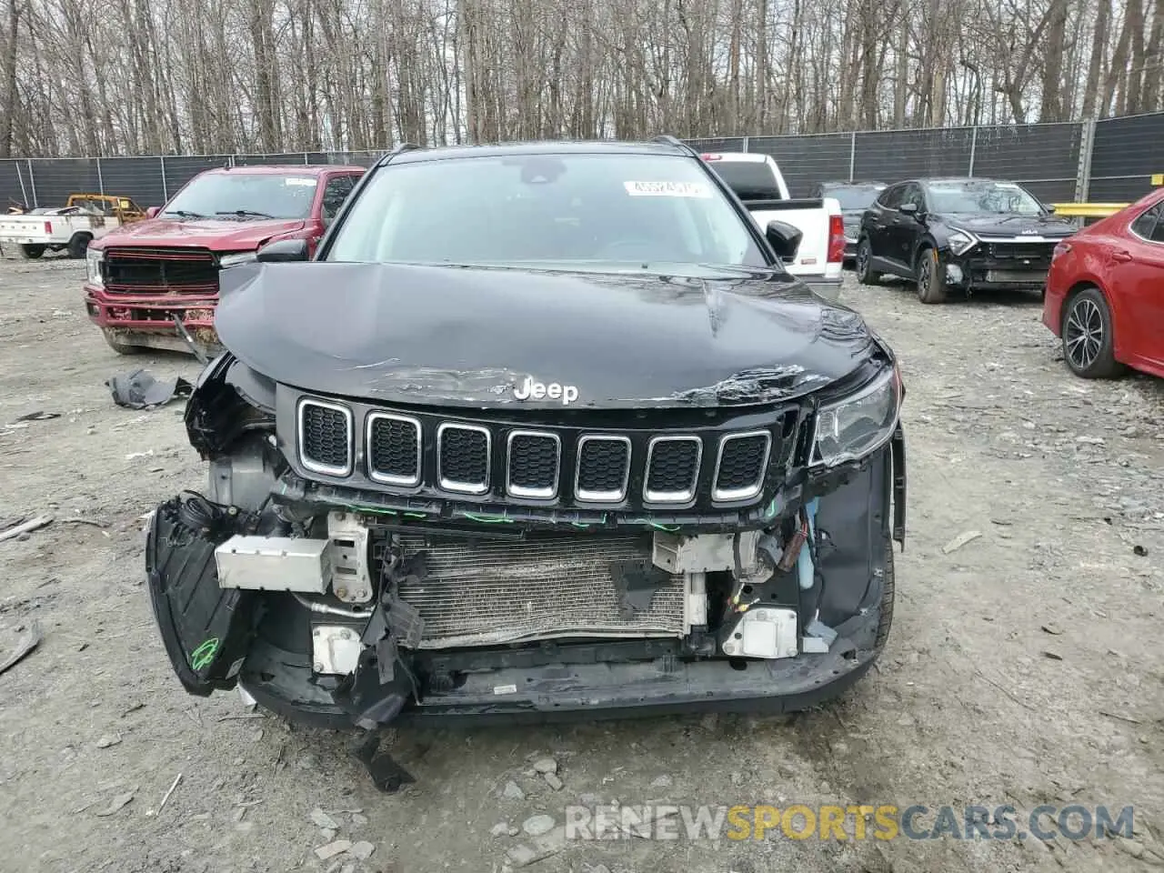 5 Photograph of a damaged car 3C4NJDCB3MT593322 JEEP COMPASS 2021